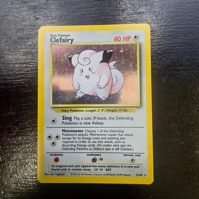 Pokemon Clefairy Card 5/102