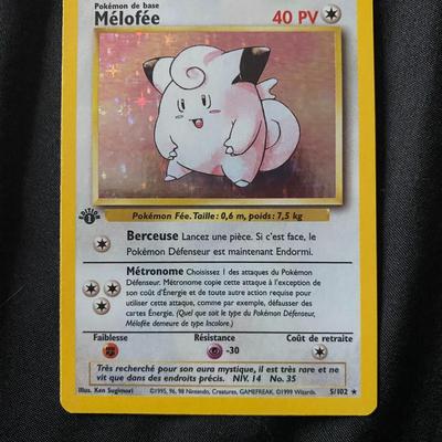 Pokemon Clefairy 5/102 Holo Card