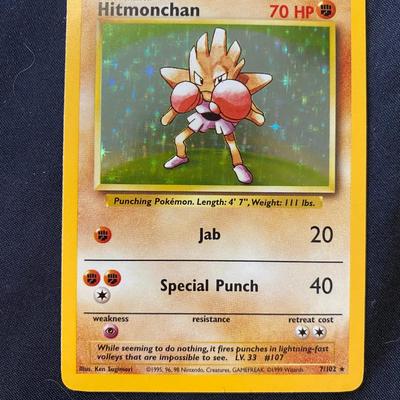 Hitmonchan Holo ““ Base Set
