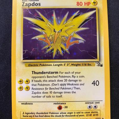 Zapdos Holo Base Set