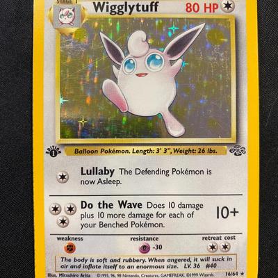 Wigglytuff First Edition Card