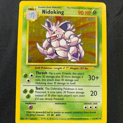 Base Set Nidoking Holo