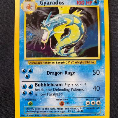 Pokemon Base Set Holo Gyarados