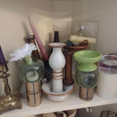 Nice Collection of Candle Holders, Tea Lights and Candle Accessories Home Decor