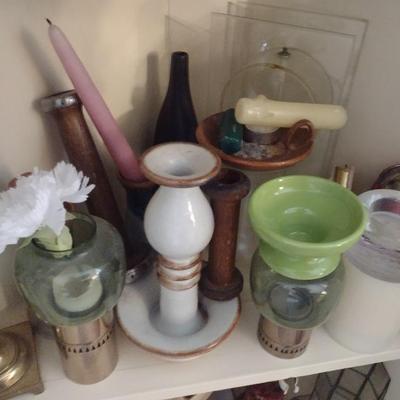 Nice Collection of Candle Holders, Tea Lights and Candle Accessories Home Decor