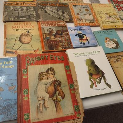 Large Assortment of Vintage Children's Books Various Titles and Condition