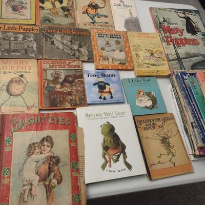 Large Assortment of Vintage Children's Books Various Titles and Condition