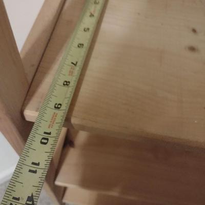 Solid Wood Three Shelf Bood Stand