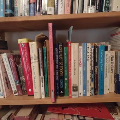 Large Collection of Books Various Authors Fiction, Non-Fiction, Self-Help, Fantasy (Books Only) Choice C