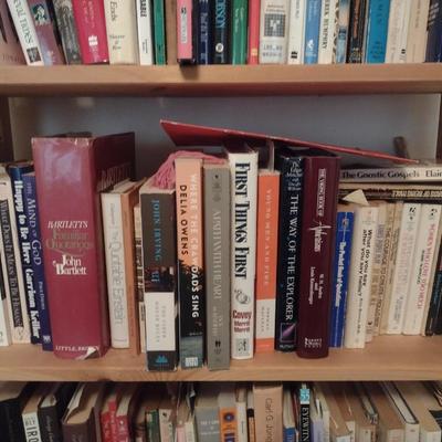 Large Collection of Books Various Authors Fiction, Non-Fiction, Self-Help, Fantasy (Books Only) Choice C