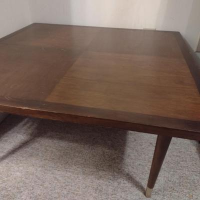 Wood Inlay Low-Profile Coffee Table