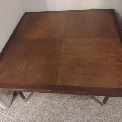 Wood Inlay Low-Profile Coffee Table