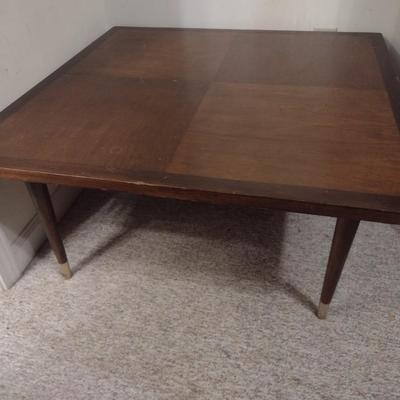 Wood Inlay Low-Profile Coffee Table