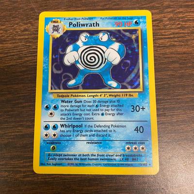 Poliwrath Base Set Card
