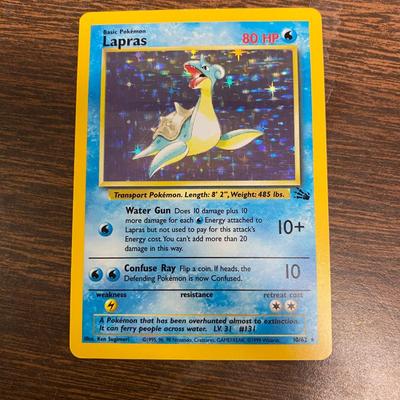Lapras Holo Fossil Edition