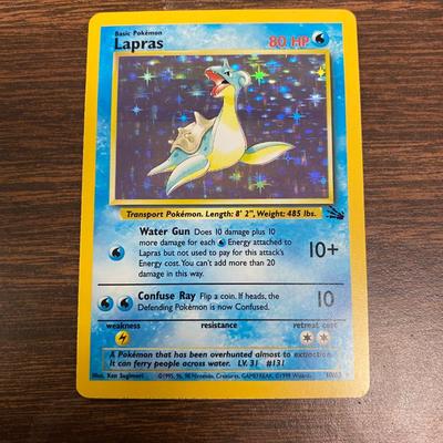 Lapras Holo Fossil Edition