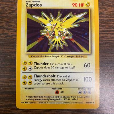 Zapdos â€“ Base Set Edition