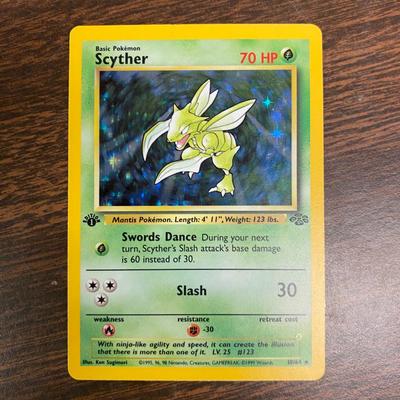 Scyther 1999 Base Set 1st Edition