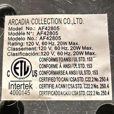 Sale Photo Thumbnail #601: Four individual lights, each can be pointed in a different direction. Each light is turned on and off by touching it.  Pole is telescopic, can be raised and lowered as desired.