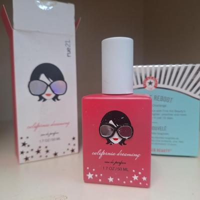 Rue 21 California Dreaming Eau de Parfum spray- over 75% full and Radiance reboot skin care