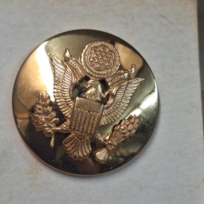 US Army enlisted male asu service cap device