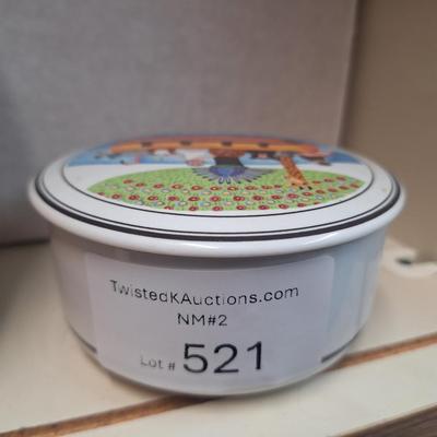 Villeroy & Boch Design Naif Noah's Ark porcelain trinket box