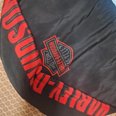 Harley-Davidson black and red drawstring helmet dust cover bags 