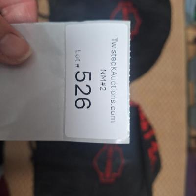 Harley-Davidson black and red drawstring helmet dust cover bags 