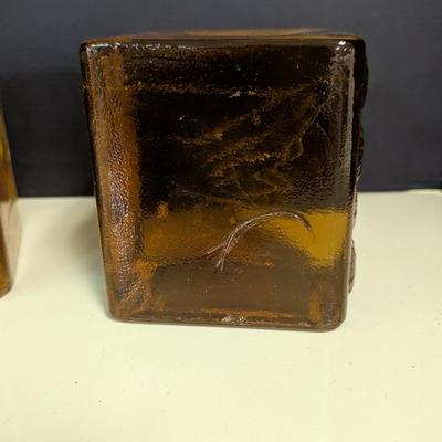 Vintage Blenko Style Ice Block Art Glass Cubes