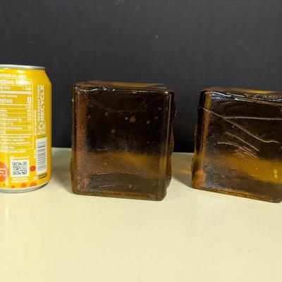 Vintage Blenko Style Ice Block Art Glass Cubes