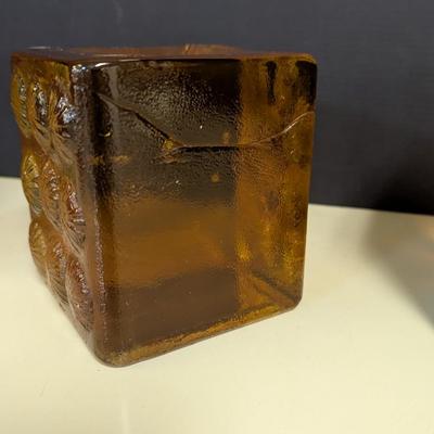 Vintage Blenko Style Ice Block Art Glass Cubes