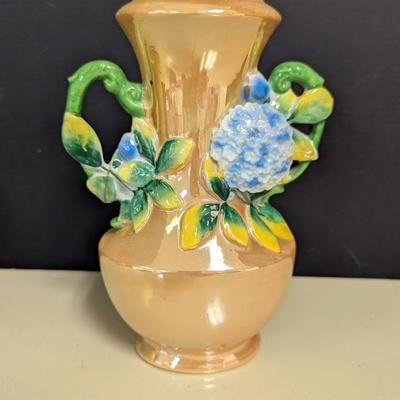 Antique Porcelain Decorative Vase Hand Painted Made In Japan