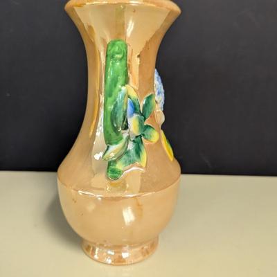 Antique Porcelain Decorative Vase Hand Painted Made In Japan