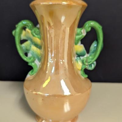 Antique Porcelain Decorative Vase Hand Painted Made In Japan