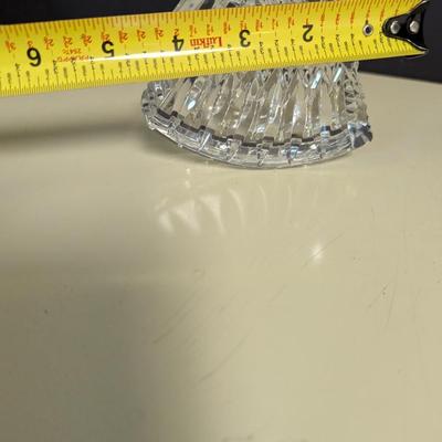 Vintage Irish Waterford Crystal Glass Rocking Horse Paperweight