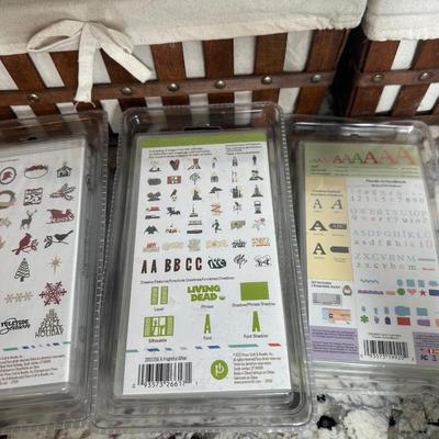 Cricut Lot: Two Cutting Machines with Cartridges, Tools & Supplies