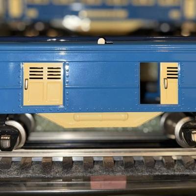 4 MTH Blue Lionel O Gauge New York Central Train Cars
