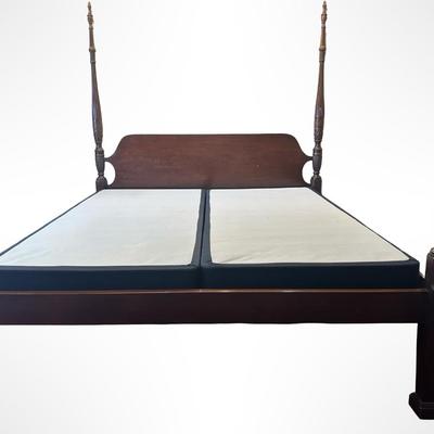 Drexel King-Size Four-Poster Bed Frame