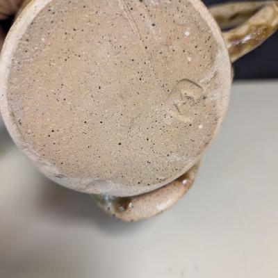 Folk Art Face 3D Mug With Makers Mark