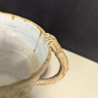 Folk Art Face 3D Mug With Makers Mark