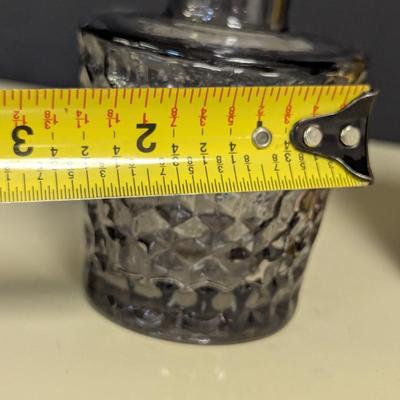 Art Deco Clear/Smoke Bottles