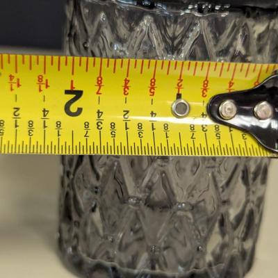 Art Deco Clear/Smoke Bottles