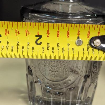 Art Deco Clear/Smoke Bottles