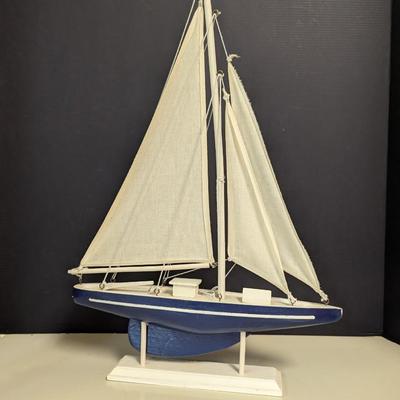 Nautical Sailboat Tabletop Decor