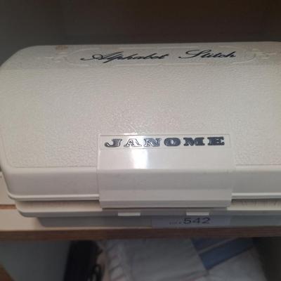 Janome Alphabet Attachment with cams