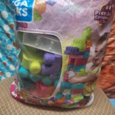 Mega blocks in carry bag
