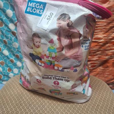 Mega blocks in carry bag