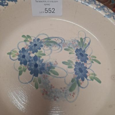 Stoneware pie plate (East Texas pottery?)