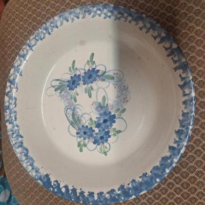 Stoneware pie plate (East Texas pottery?)