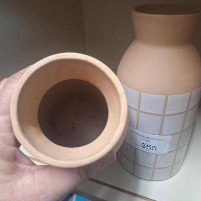 New old east Main co Flower Market Ceramic vases